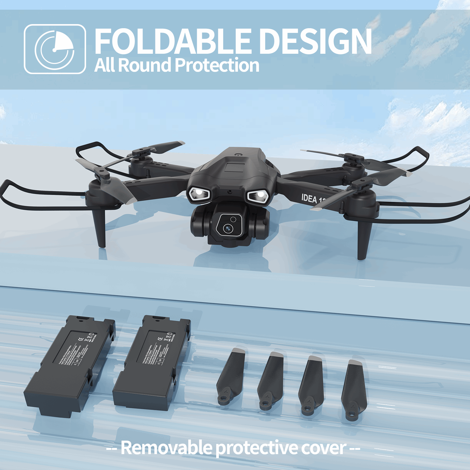 IDEA12 Mini 1080P HD Drone - le-idea