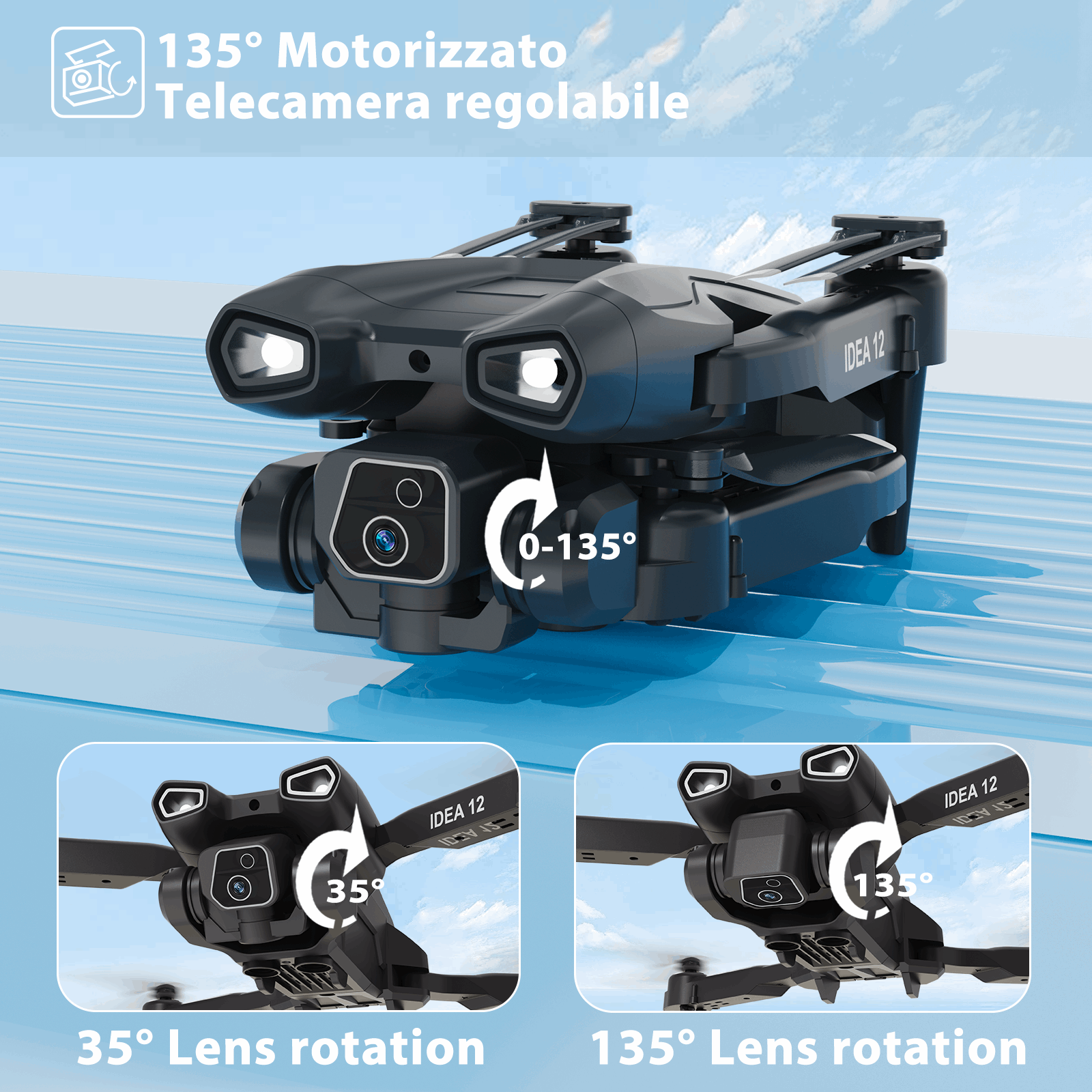 IDEA12 Mini 1080P HD Drone - le-idea