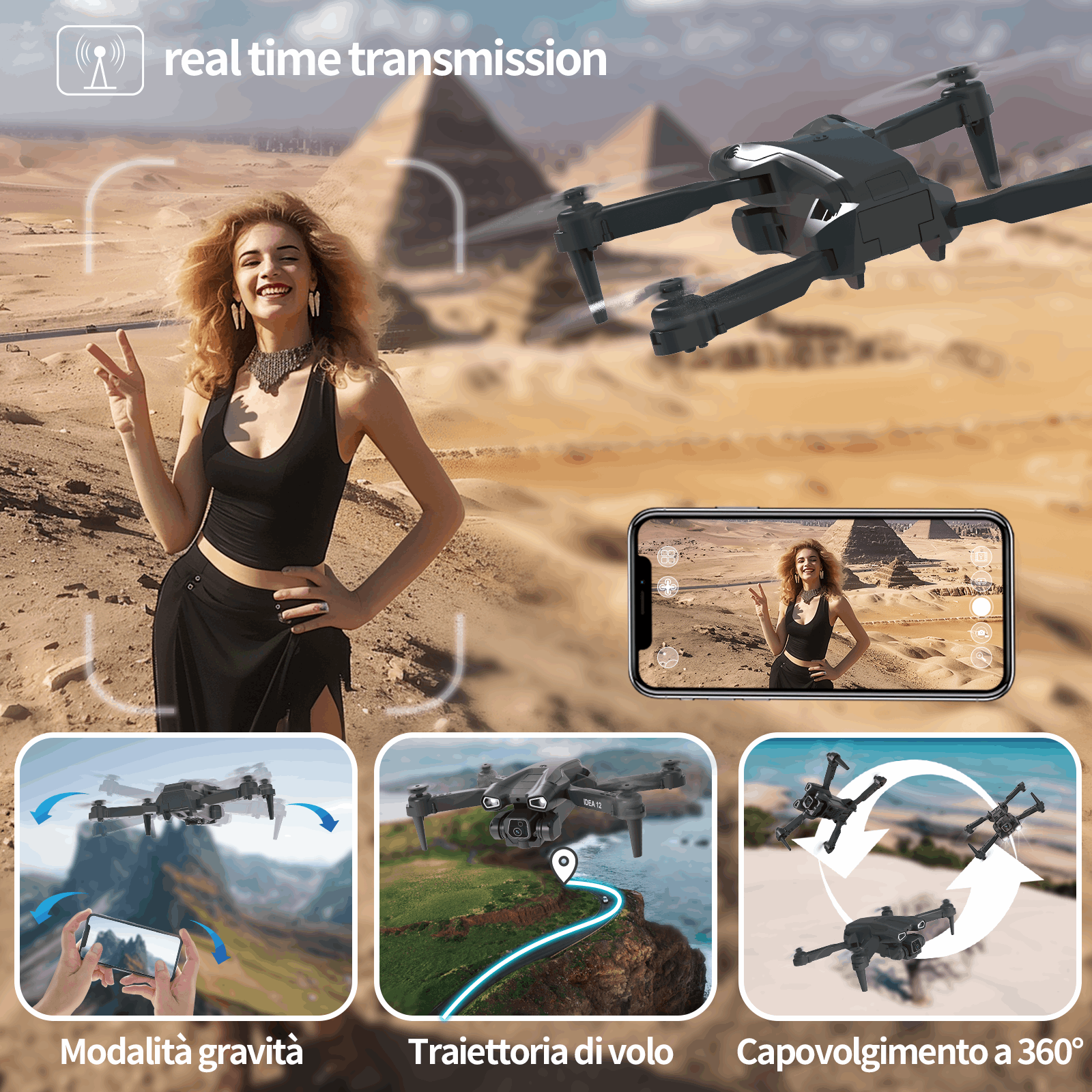IDEA12 Mini 1080P HD Drone - le-idea