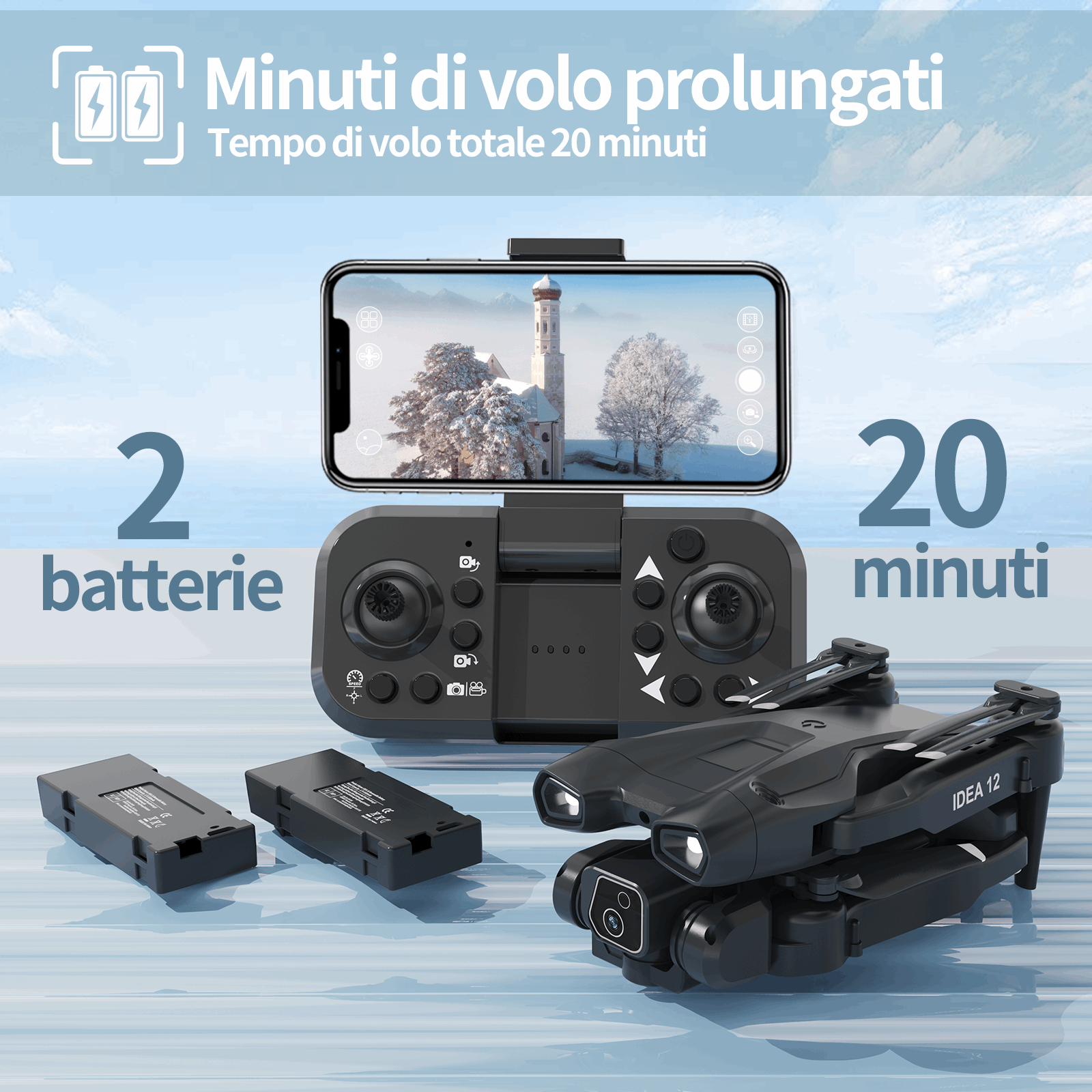 IDEA12 Mini 1080P HD Drone - le-idea