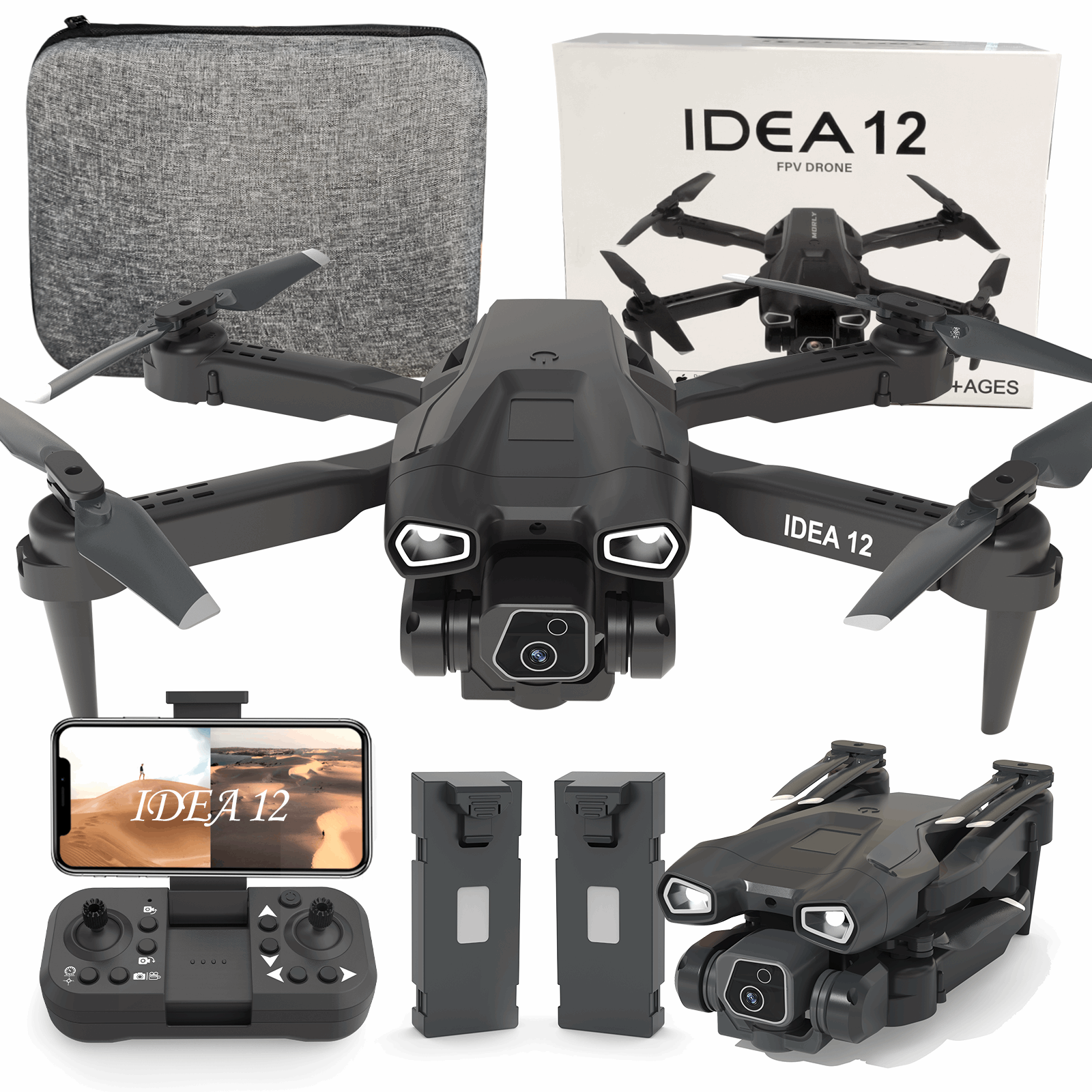 IDEA12 Mini 1080P HD Drone - le-idea