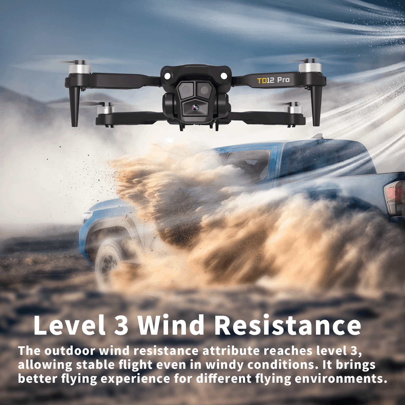 TD12 Pro 1080P HD Drone - le-idea