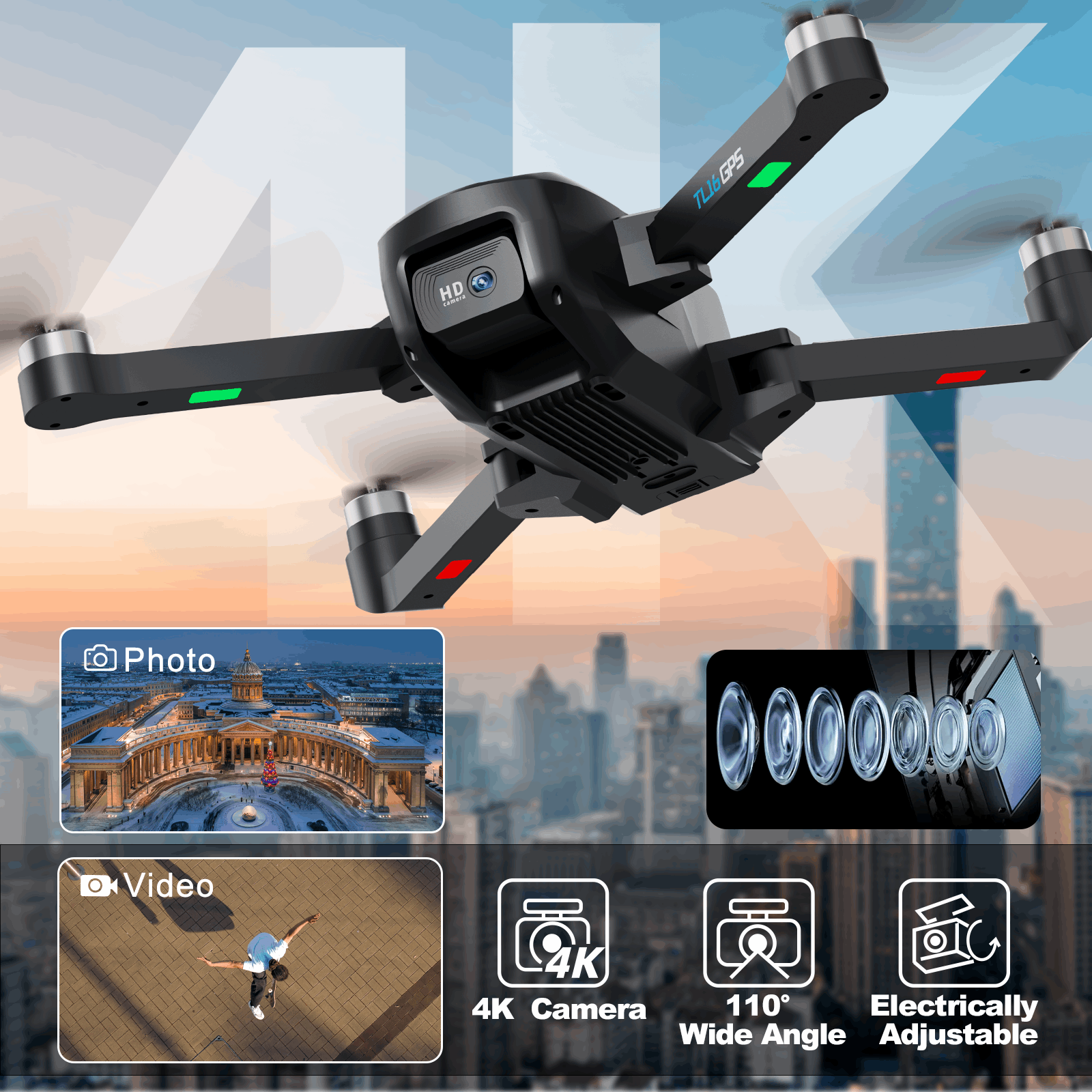 TL16 4K GPS Drone - le-idea