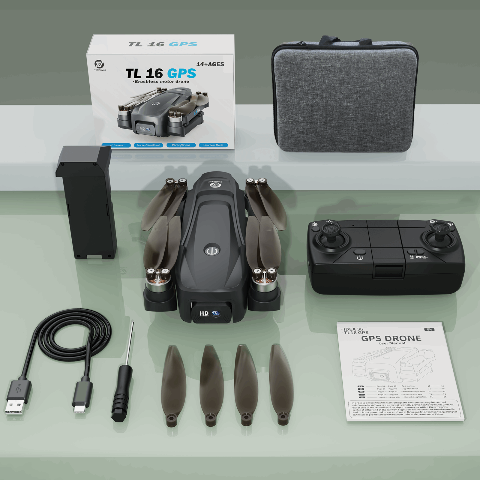 TL16 4K GPS Drone - le-idea