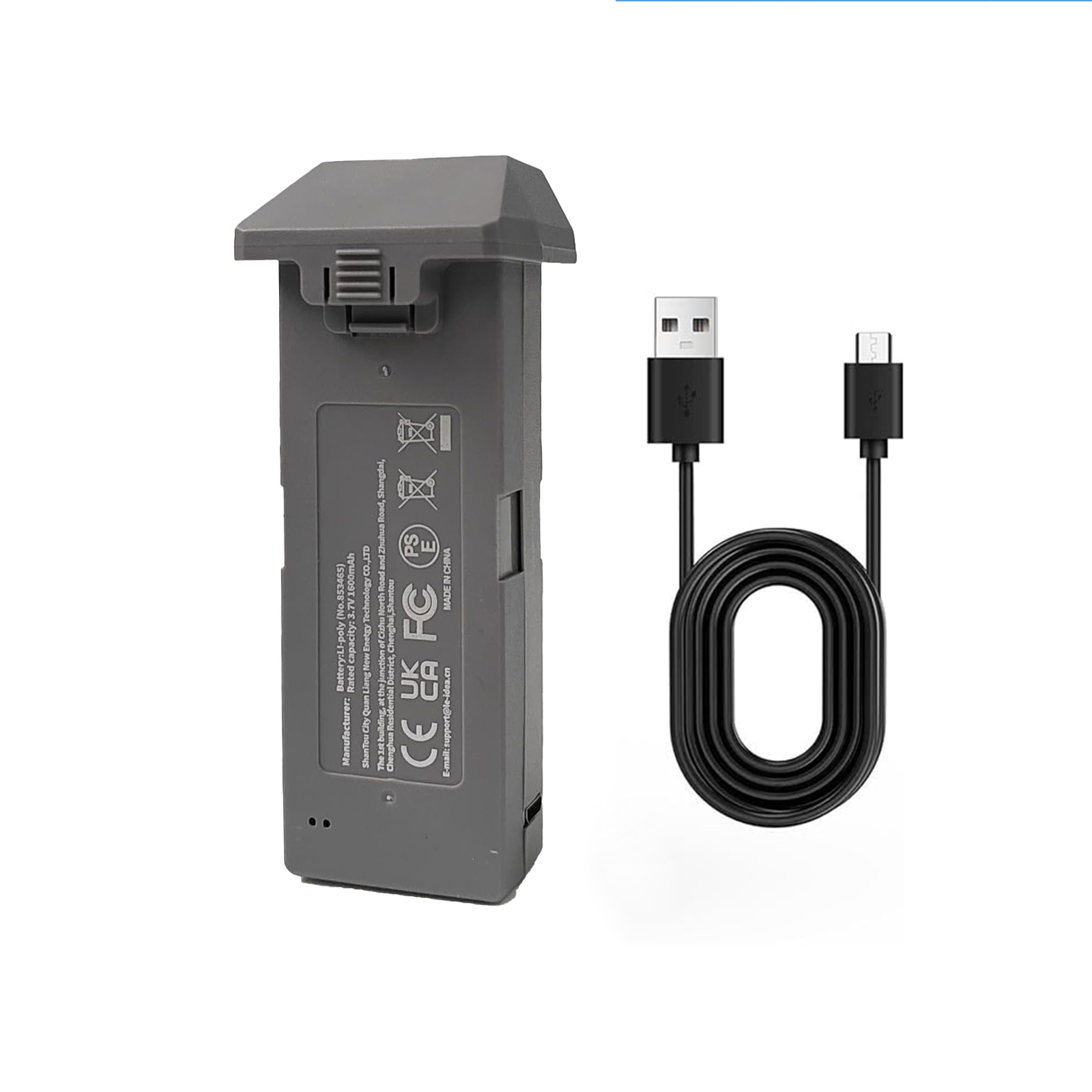 Batteria drone per IDEA16,TL16 3,7 V 1600 mAh