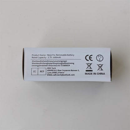 TD12,TD12PRO Drohnen-Modulbatterie 3,7 V 1600 mAh (Toladrone)